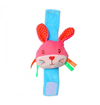 1st Step Rabbit Face Soft Plush Wrist Rattle Cum Toy- Blue