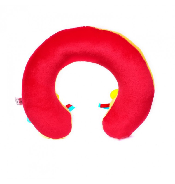 1st Step Soft Catterpillar Faced Neck Supporter Pillow - Yellow