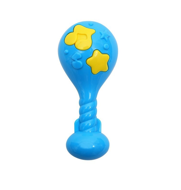 1st Step Premium Maracus Rattle - Blue & Yellow