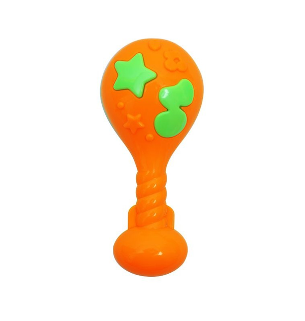 1st Step Premium Maracus Rattle - Green & Orange