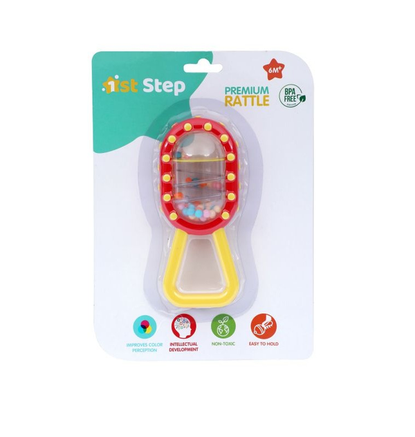 1st Step Premium Shaking Rattle - Yellow