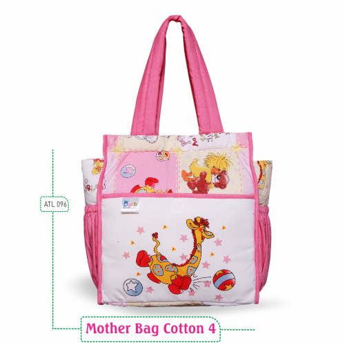 Mother bag Cotton Jhola - Pink