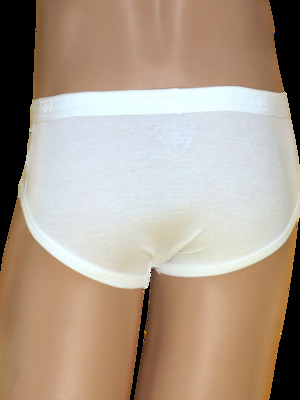 Arrow Y Brief White Outer Elastic