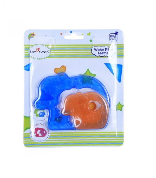 1st Step Water Filled Teether (Blue & Orange)