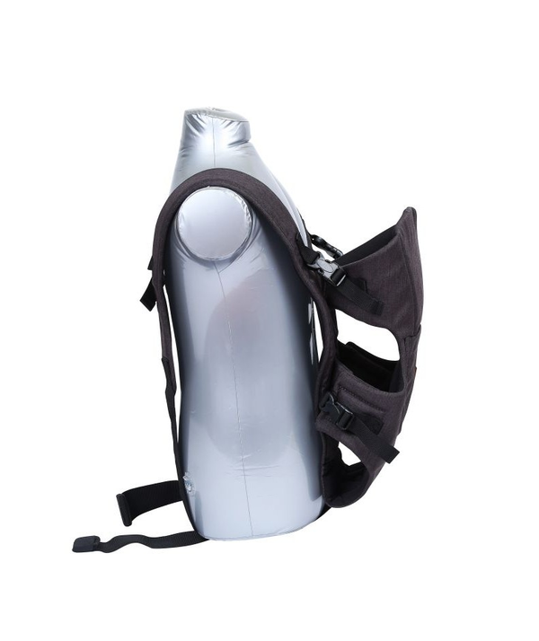 1st Step 3 Way Carrier With Adjustable Padded Straps & Side Openings, Attachable Hood And Storage Pocket (Grey)