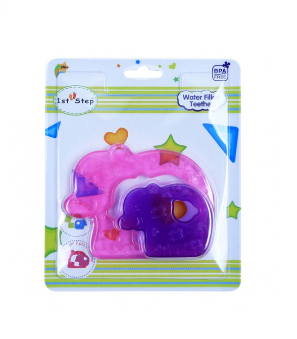 1st Step Water Filled Teether (Pink & Purple)
