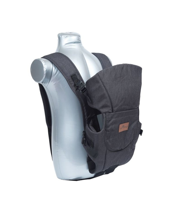 1st Step 3 Way Carrier With Adjustable Padded Straps & Side Openings, Attachable Hood And Storage Pocket (Grey)