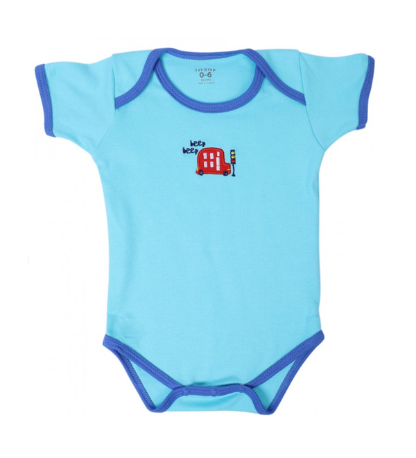 1st Step New Born Baby Gift Set Pack Of 4 (Blue)