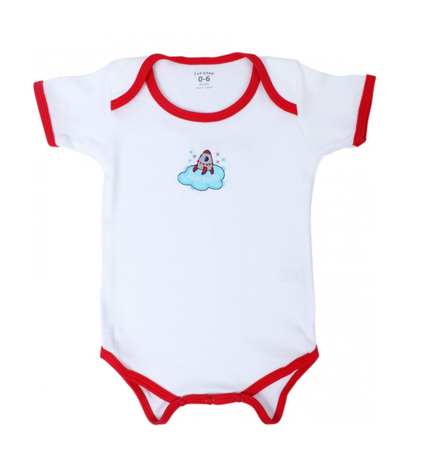 1st Step New Born Baby Gift Set Pack Of 4 (Red)