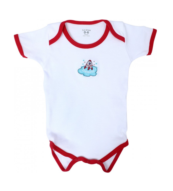 1st Step New Born Baby Gift Set Pack Of 6 (Red)