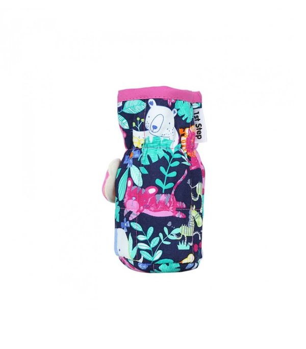 1st Step Bottle Cover With Animal Face Motif (Pack Of 2)