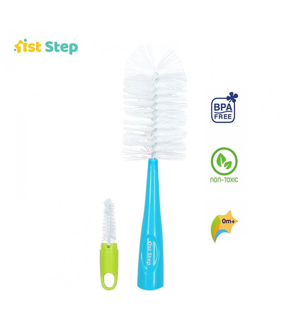 1st Step Bottle And Nipple Cleaning Brush-Blue