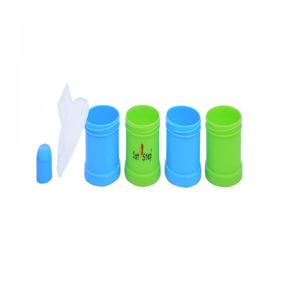 1st Step BPA Free Polypropylene 4-Tier Milk Powder Container- Blue