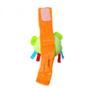 1st Step Dog Face Soft Plush Wrist Rattle Cum Toy (Green)