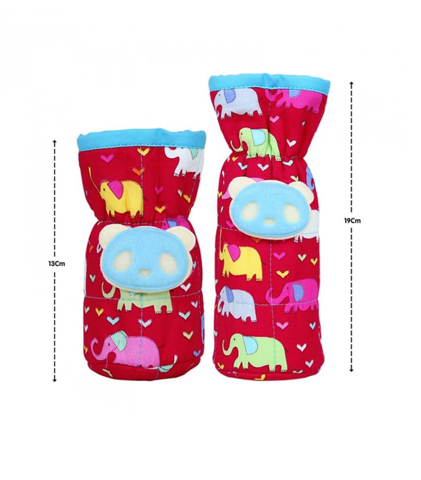 1st Step Bottle Cover With Animal Face Motif (Pack Of 2)
