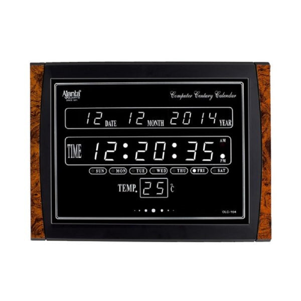 Ajanta Quartz Digital Clock OLC – 104 (Red, Blue, Green & White LED) Series