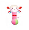 1st Step Doll Face Soft Plush Shaking Rattle Cum Toy (Pink)