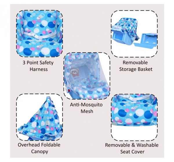 1st Step 5 In 1 Carrycot With Anti-Mosquito Mesh