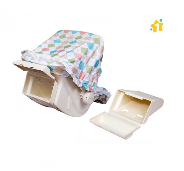 1st Step 5 In 1 Carrycot With Anti-Mosquito Mesh (Cream)