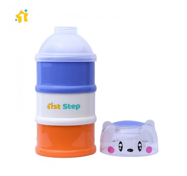 1st Step BPA Free 3 Tier Milk Powder And Food Storage Containe
