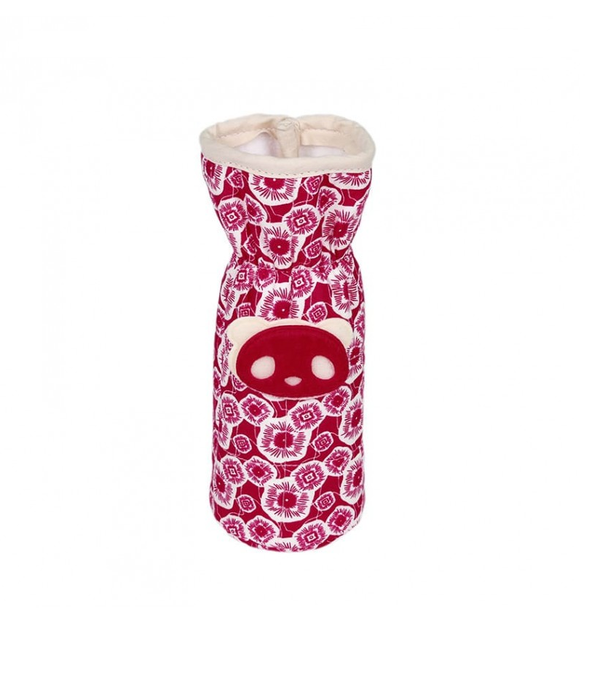 1st Step Bottle Cover With Animal Face Motif (Pack Of 2)-Red