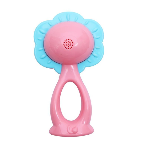 1st Step Premium Lion Rattle - Pink