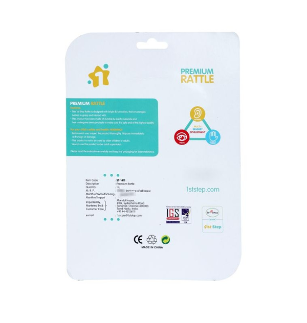 1st Step Premium Lion Rattle - Pink