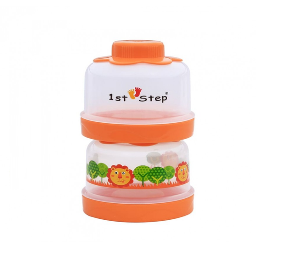 1st Step BPA Free Polypropylene 4-Tier Milk Powder Container