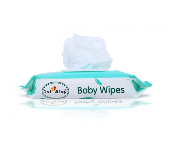 1st Step Wet Wipes With Lid- 72 Pcs