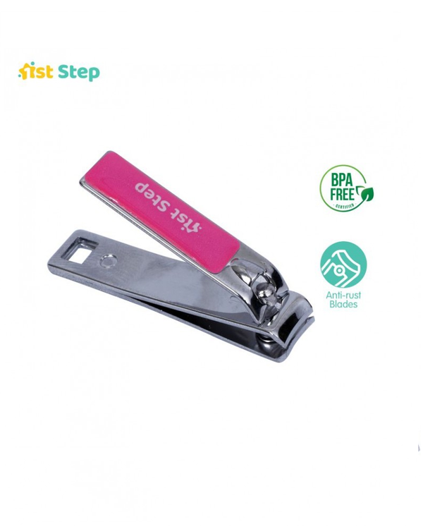 1st Step Easy Grip Baby Nail Clipper - Pink