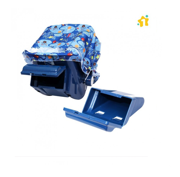 1st Step 5 In 1 Carrycot With Anti-Mosquito Mesh - Blue