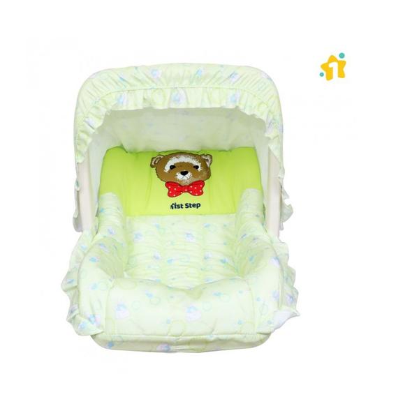 1st Step 5 In 1 Carrycot With Anti-Mosquito Mesh - Green
