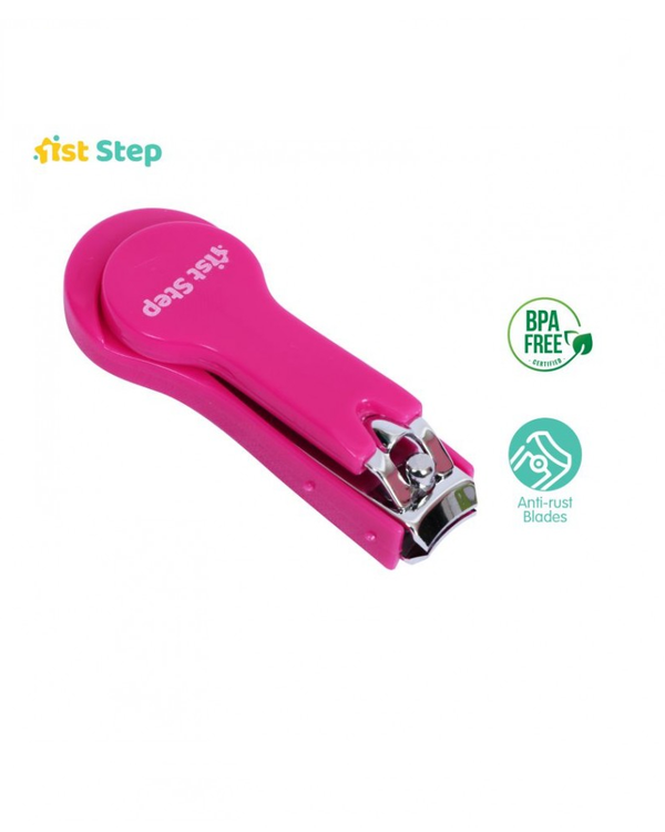 1st Step Easy Grip Baby Nail Clipper - Pink