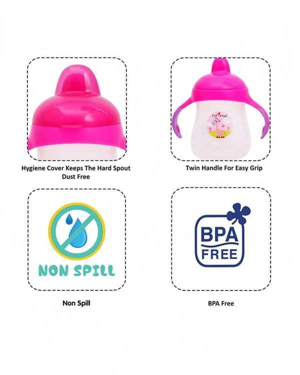 1st Step Hard Spout Sipper Cup - Pink