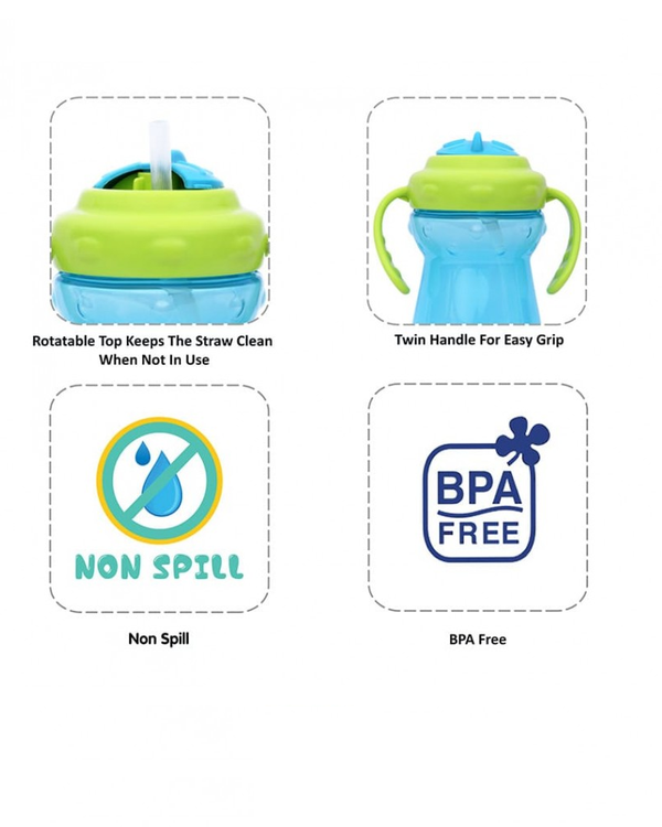 1st Step BPA Free Straw Sipper - Blue