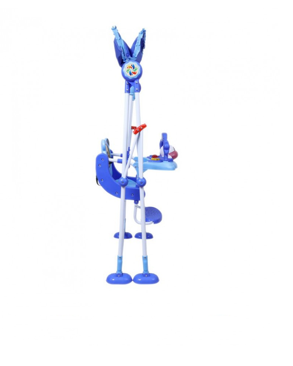 1st Step Swing With 3 Point Safety Harness And Adjustable Canopy - Blue