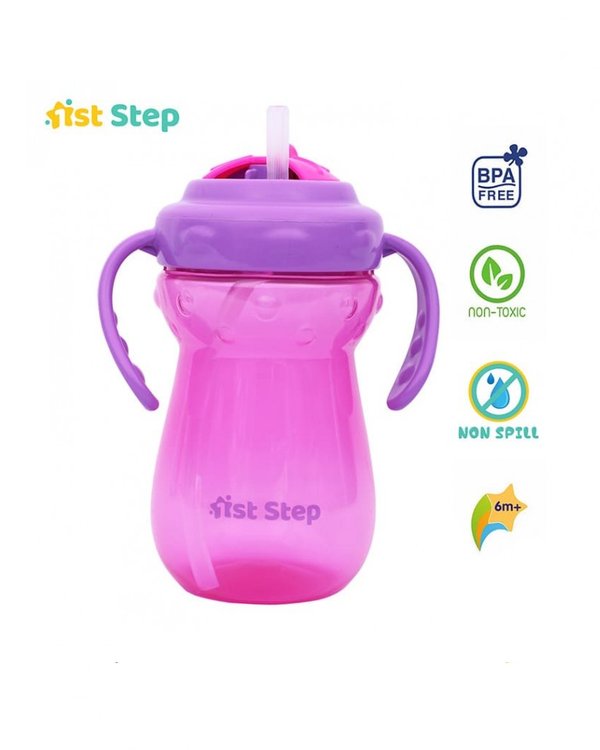 1st Step BPA Free Straw Sipper - Pink
