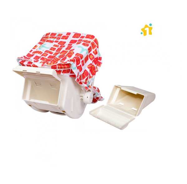 1st Step 5 In 1 Carrycot With Anti-Mosquito Mesh - Red