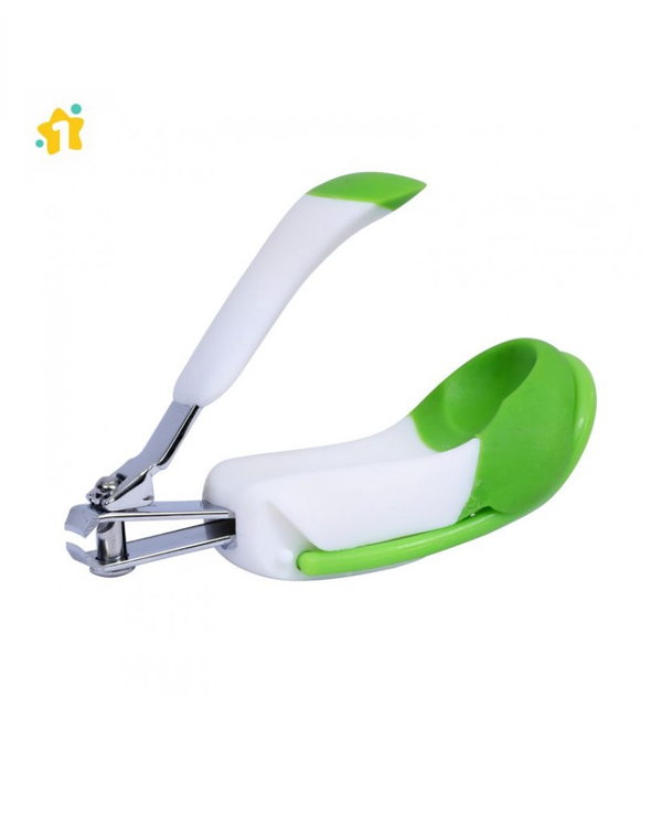 1st Step Easy Grip Baby Nail Clipper With Magnifying Glass - Green