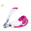 1st Step Easy Grip Baby Nail Clipper With Magnifying Glass - Pink