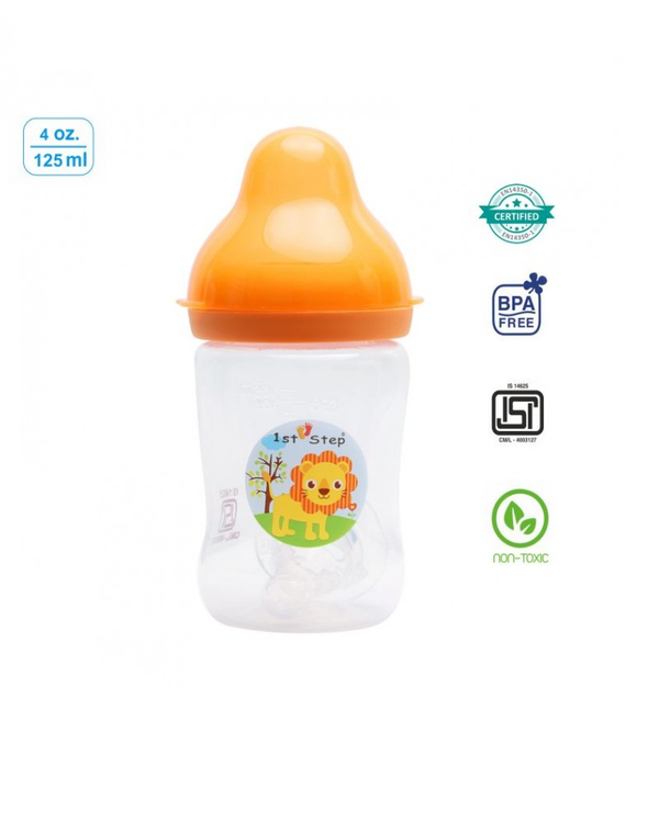 1st Step 125 Ml Feeding Bottle - Orange