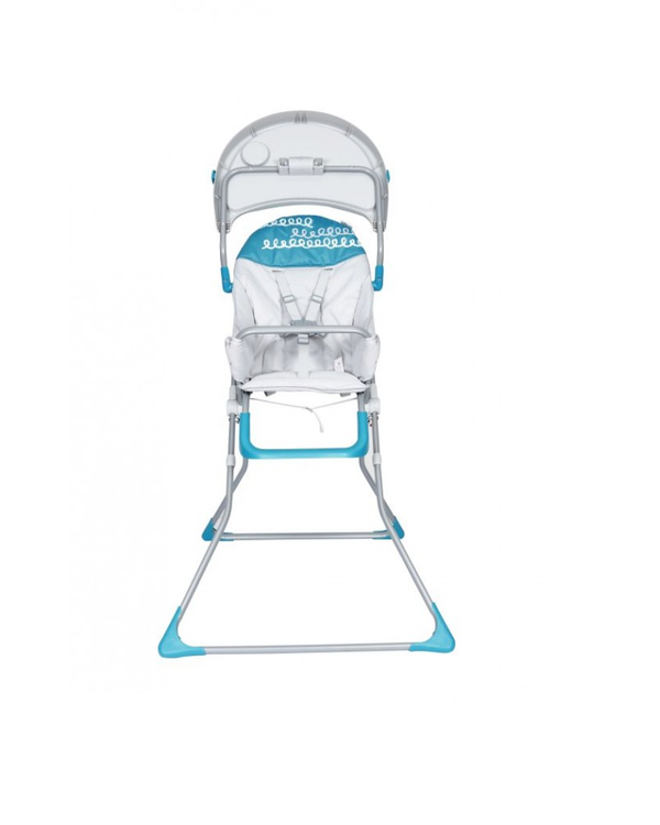 1st Step High Chair With 5 Point Safety Harness-Blue
