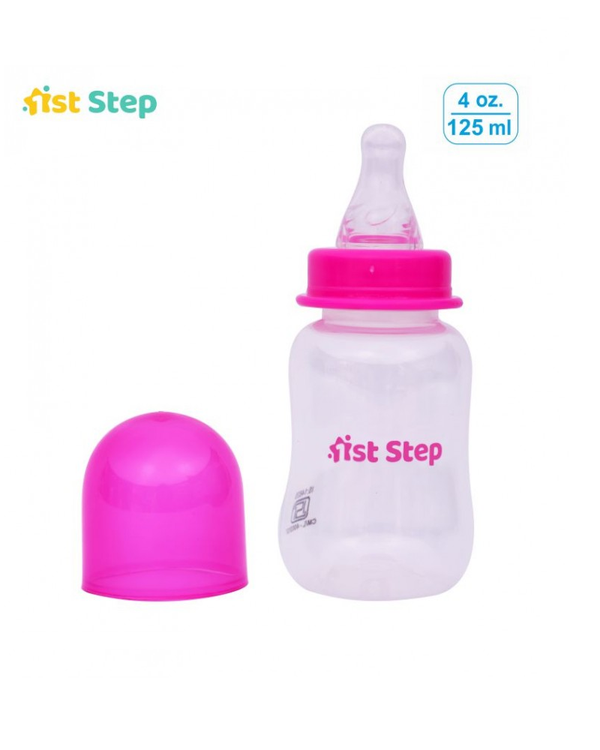 1st Step 125 Ml Feeding Bottle - Pink
