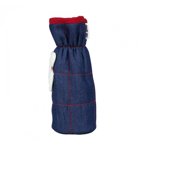 1st Step Denim Bottle Cover With Animal Face Motif (Pack Of 2)