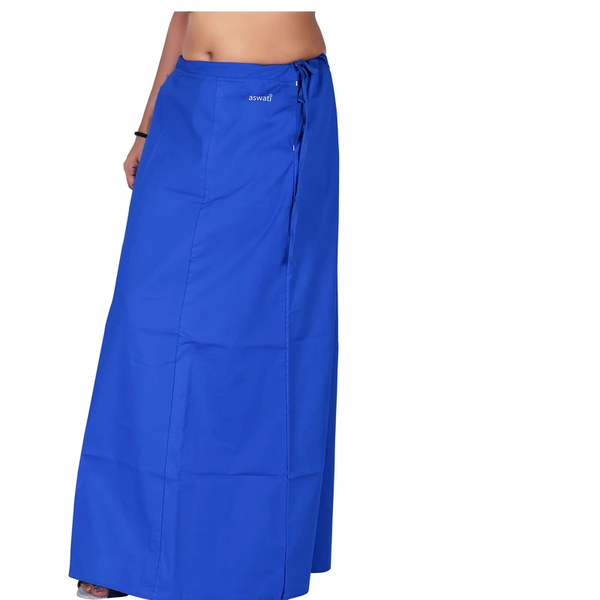 Aswati Premium Inskirt (6 Part) - Dark Blue