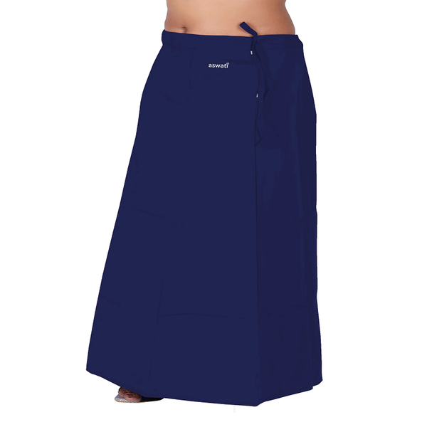 Aswati Premium Inskirt (6 Part) - Navy Blue