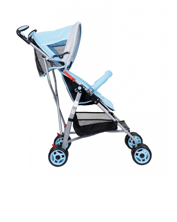 1st Step Buggy With 3 Point Safety Harness And Reclining Seat-Blue