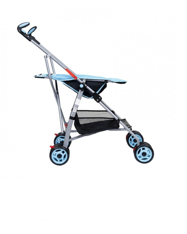 1st Step Buggy With 3 Point Safety Harness And Reclining Seat-Blue