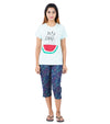 Aswati Watermelon 3/4 Full Set Capri - Just Chill