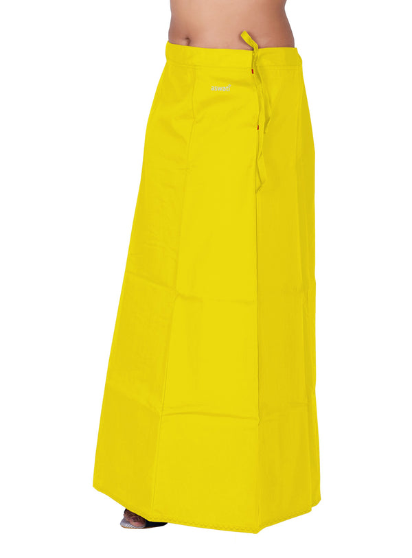 Aswati Premium Inskirt (6 Part) - Yellow